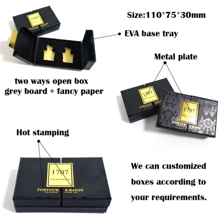 Double Door Opening Perfume Box-details
