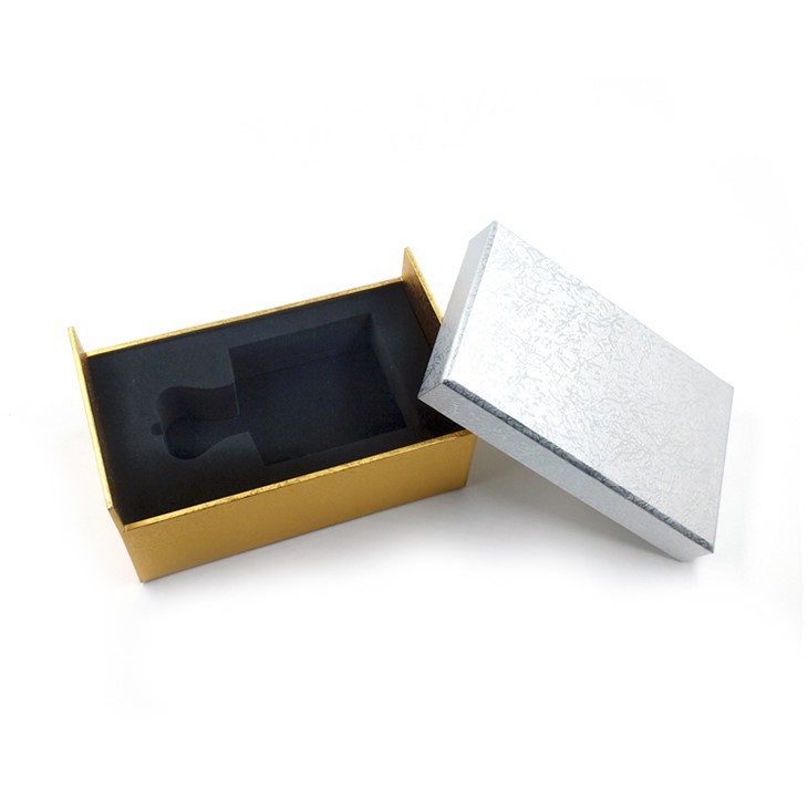 Gold And Silver Cardstock Perfume Gift Box5